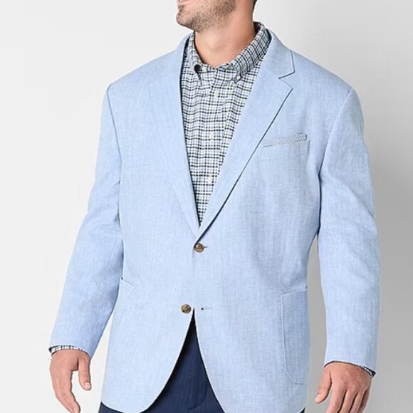 Stafford Other - Stafford Linen Cotton Mens Classic Fit Linen Sport Coat